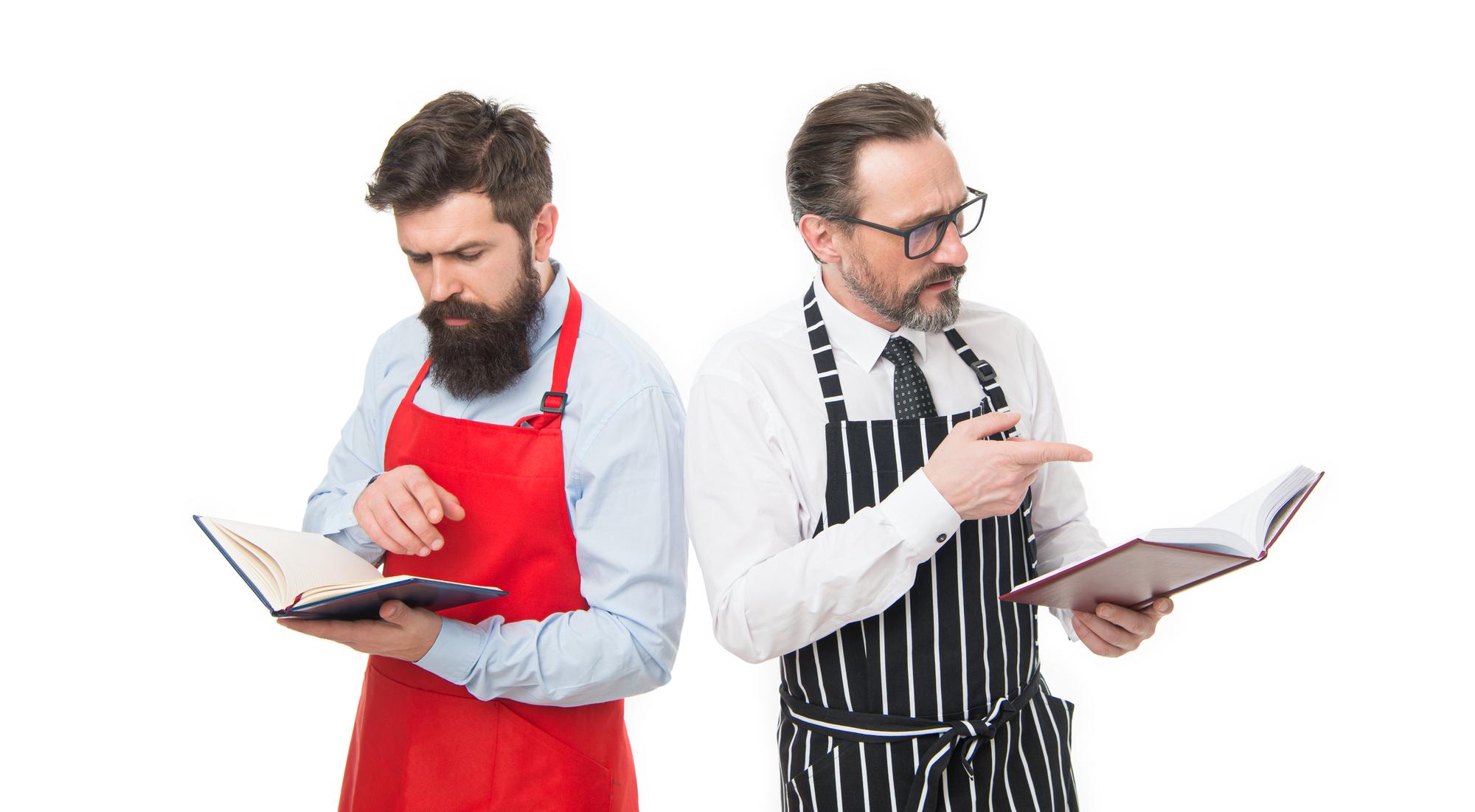 Consultation meeting with chef and client